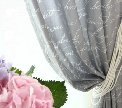LETTERING CURTAIN