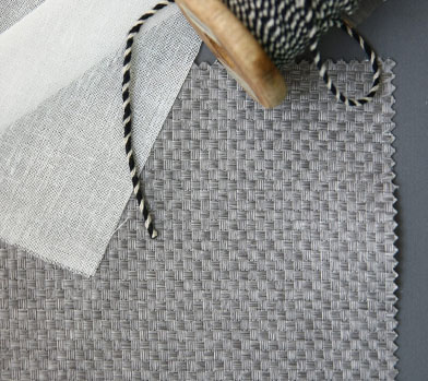 WARM GRAY SQUARE WEAVE CURTAIN(암막커튼)